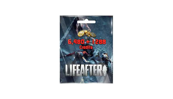 بطاقة شحن لعبة (LifeAfter) 6480 + 1288 كرديت PUDDING Pay USD 99.99